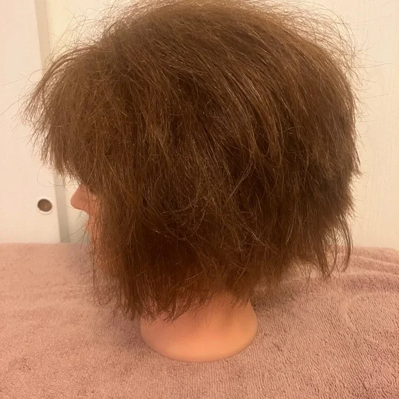 Cosmetology Mannequin Head 10" Brunette Hair - Picture 2 of 6